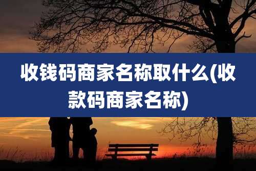 收钱码商家名称取什么(收款码商家名称)