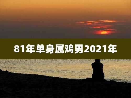 81年单身属鸡男2021年