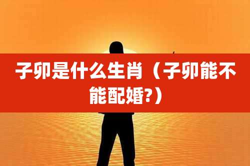 子卯是什么生肖（子卯能不能配婚?）