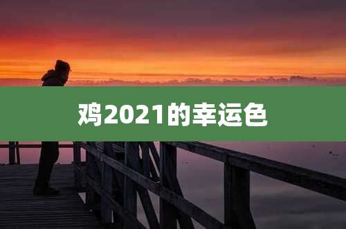 鸡2021的幸运色