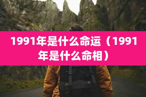 1991年是什么命运（1991年是什么命相）