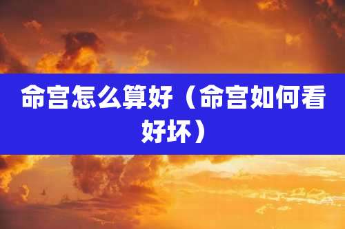 命宫怎么算好（命宫如何看好坏）