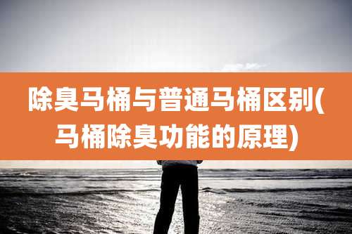 除臭马桶与普通马桶区别(马桶除臭功能的原理)