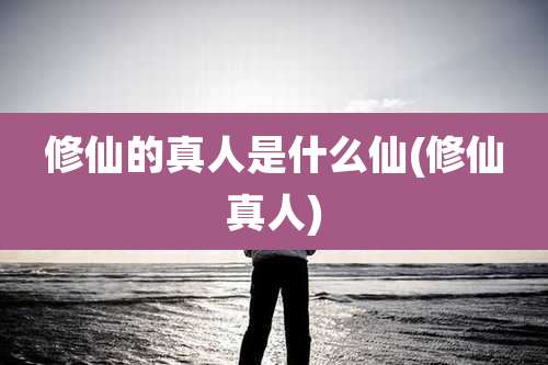 修仙的真人是什么仙(修仙真人)