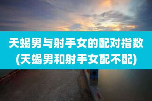 天蝎男与射手女的配对指数(天蝎男和射手女配不配)