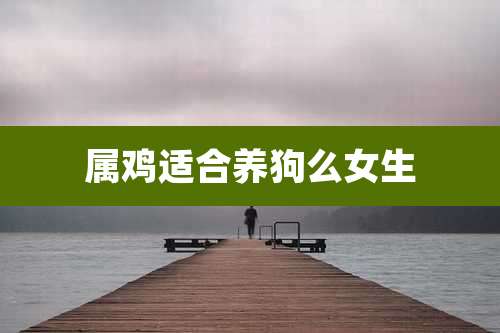 属鸡适合养狗么女生