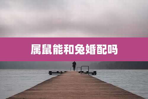 属鼠能和兔婚配吗