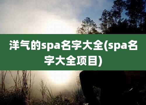 洋气的spa名字大全(spa名字大全项目)