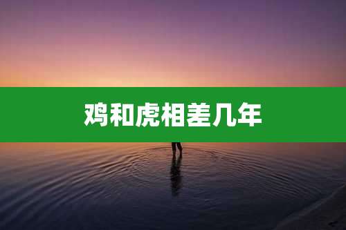 鸡和虎相差几年