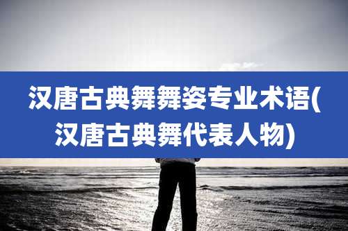 汉唐古典舞舞姿专业术语(汉唐古典舞代表人物)