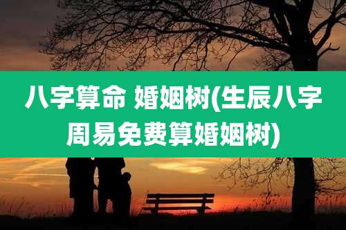八字算命 婚姻树(生辰八字周易免费算婚姻树)