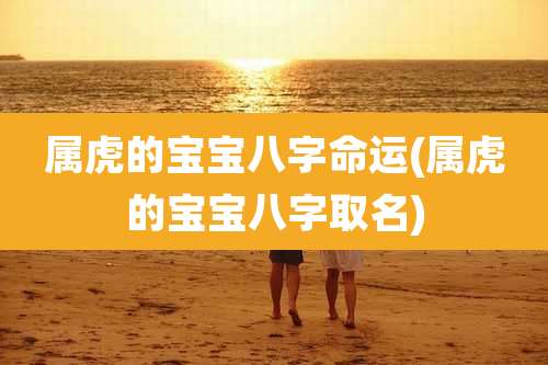 属虎的宝宝八字命运(属虎的宝宝八字取名)