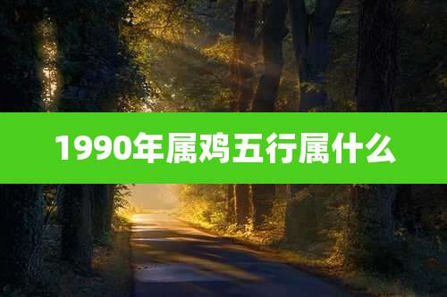 1990年属鸡五行属什么