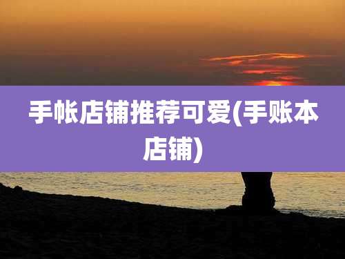 手帐店铺推荐可爱(手账本店铺)