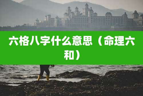 六格八字什么意思（命理六和）