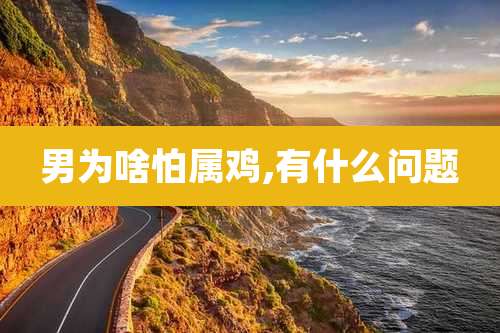 男为啥怕属鸡,有什么问题