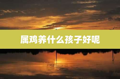 属鸡养什么孩子好呢