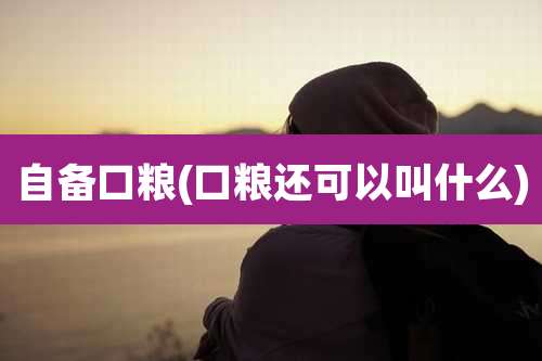 自备口粮(口粮还可以叫什么)