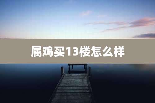 属鸡买13楼怎么样