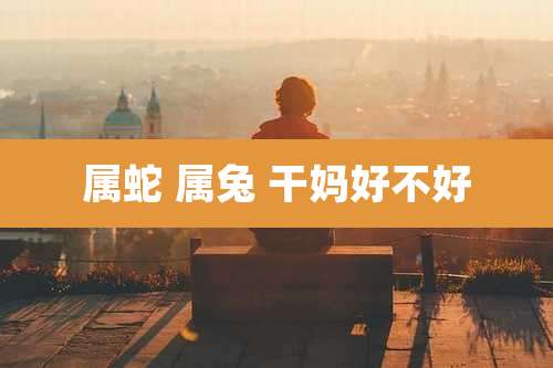 属蛇 属兔 干妈好不好