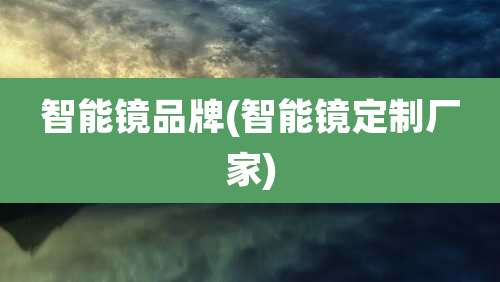 智能镜品牌(智能镜定制厂家)