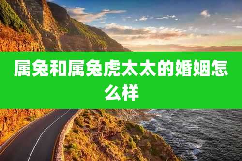 属兔和属兔虎太太的婚姻怎么样