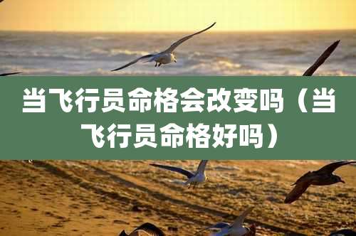 当飞行员命格会改变吗（当飞行员命格好吗）