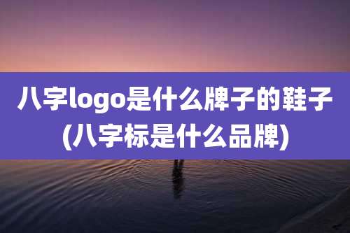 八字logo是什么牌子的鞋子(八字标是什么品牌)