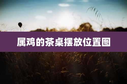 属鸡的茶桌摆放位置图