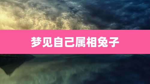 梦见自己属相兔子