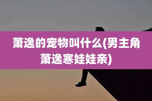 萧逸的宠物叫什么(男主角萧逸寒娃娃亲)