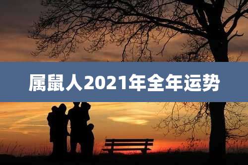属鼠人2021年全年运势