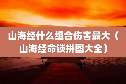 山海经什么组合伤害最大（山海经命锁拼图大全）