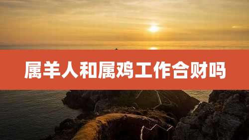 属羊人和属鸡工作合财吗