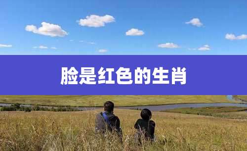 脸是红色的生肖