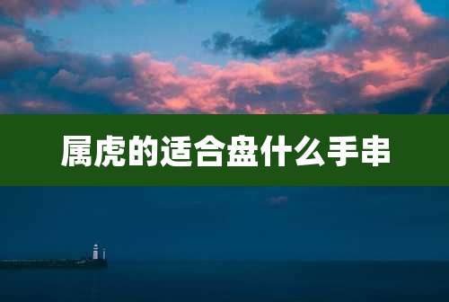 属虎的适合盘什么手串