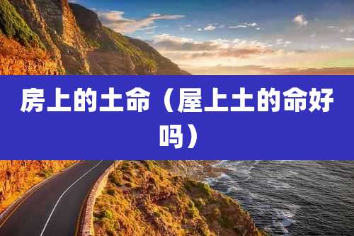 房上的土命(屋上土的命好吗)