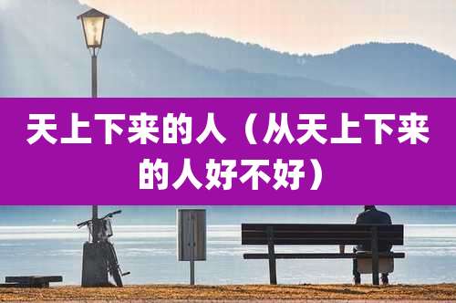天上下来的人(从天上下来的人好不好)