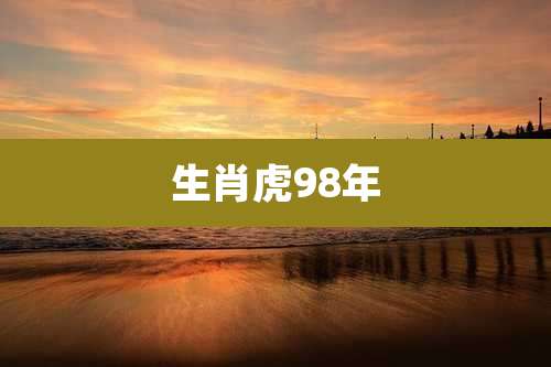 生肖虎98年