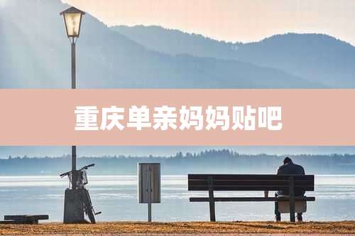 重庆单亲妈妈贴吧