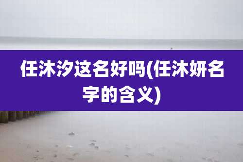 任沐汐这名好吗(任沐妍名字的含义)