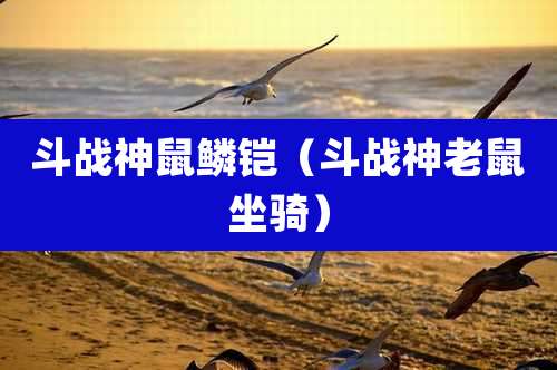 斗战神鼠鳞铠(斗战神老鼠坐骑)