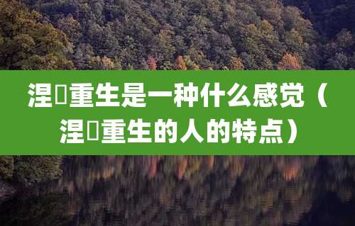 涅槃重生是一种什么感觉(涅槃重生的人的特点)