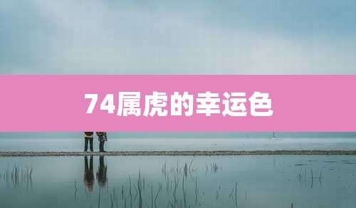 74属虎的幸运色