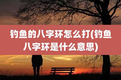 钓鱼的八字环怎么打(钓鱼八字环是什么意思)