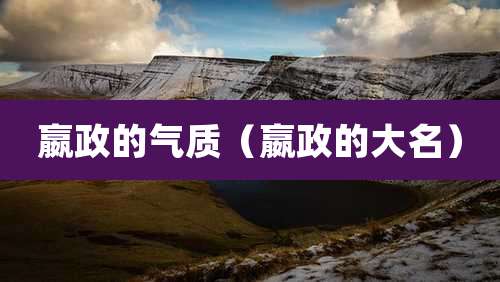 嬴政的气质（嬴政的大名）