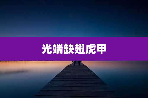 光端缺翅虎甲