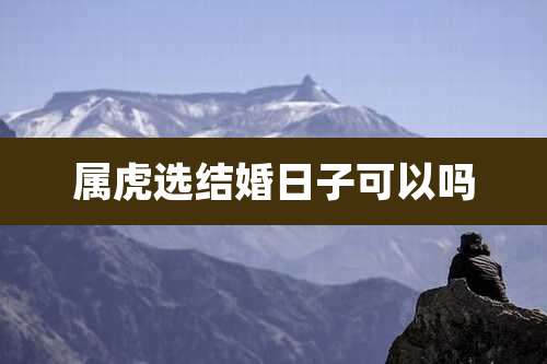 属虎选结婚日子可以吗