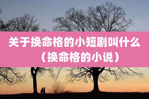 关于换命格的小短剧叫什么（换命格的小说）