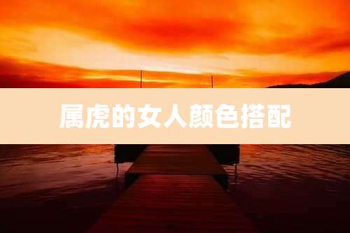 属虎的女人颜色搭配